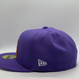 59Fifty Arizona Diamondbacks 2001 World Series Patch Purple - Grey UV