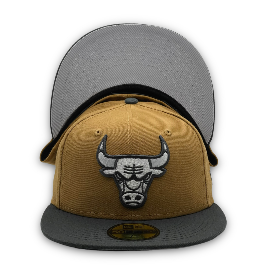 59Fifty Chicago Bulls 2-Tone Color Pack Bronze/Charcoal- Grey UV