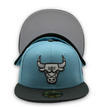 Load image into Gallery viewer, 59Fifty Chicago Bulls 2-Tone Color Pack Blue/Charcoal- Grey UV
