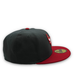 59Fifty Chicago Bulls 2-Tone Color Pack Charcoal/Red - Grey UV