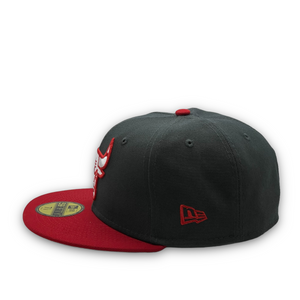 59Fifty Chicago Bulls 2-Tone Color Pack Charcoal/Red - Grey UV