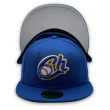 Load image into Gallery viewer, 59Fifty Charros de Jalisco Liga Mexicana Royal- Gray UV
