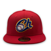 Load image into Gallery viewer, 59Fifty Charros de Jalisco Liga Mexicana Red - Green UV
