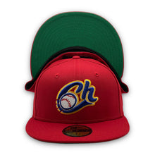 Load image into Gallery viewer, 59Fifty Charros de Jalisco Liga Mexicana Red - Green UV
