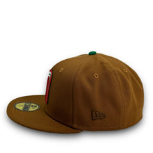 Load image into Gallery viewer, 59Fifty Mexico World Baseball Classic Custom Toasted Peanut - Green UV
