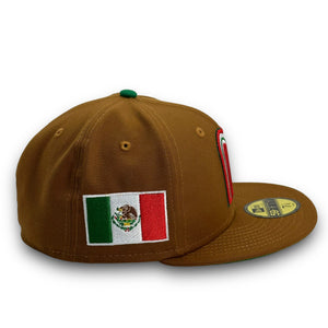 59Fifty Mexico World Baseball Classic Custom Toasted Peanut - Green UV