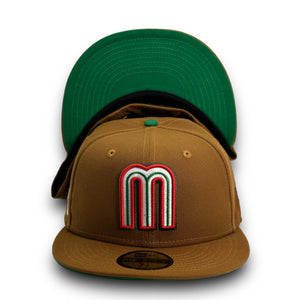 59Fifty Mexico World Baseball Classic Custom Toasted Peanut - Green UV