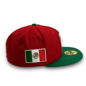 59Fifty Mexico World Baseball Classic Alternate  2-Tone Red/Green- Grey UV