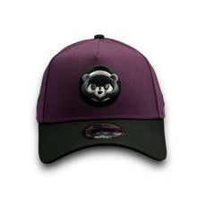Load image into Gallery viewer, 9Forty A-Frame Chicago Cubs Wrigley 2-Tone Snapback  Plum/Black - Grey UV
