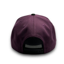 Load image into Gallery viewer, 9Forty A-Frame San Francisco Giants 60th Anniversary Park 2-Tone Snapback  Plum/Black - Grey UV
