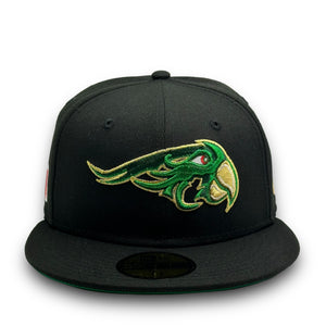 59Fifty Pericos de Puebla Liga Mexicana del Beisbol Black - Green UV