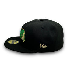 Load image into Gallery viewer, 59Fifty Pericos de Puebla Liga Mexicana del Beisbol Black - Green UV
