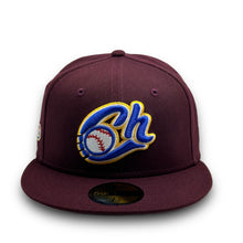 Load image into Gallery viewer, 59Fifty Charros de Jalisco Liga Mexicana Maroon - Grey UV
