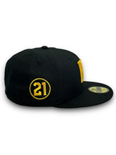 Load image into Gallery viewer, 59Fifty Puerto Rico #21 Federacion de Beisbol de Puerto Rico  Black - Grey UV
