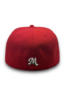 59Fifty 2020 Serie Del Caribe Retro Mexico Script Scarlet - Green UV