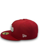 Load image into Gallery viewer, 59Fifty 2020 Serie Del Caribe Retro Mexico Script Scarlet - Green UV
