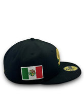 Load image into Gallery viewer, 59Fifty 2020 Serie Del Caribe Retro Mexico &quot;M&quot; Black - Black UV
