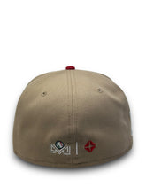 Load image into Gallery viewer, 59Fifty 2020 Serie Del Caribe Retro Mexico &quot;M&quot; Khaki/Scarlet- Green UV
