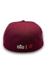 Load image into Gallery viewer, 59Fifty 2020 Serie Del Caribe Retro Mexico &quot;M&quot; Maroon - Green UV
