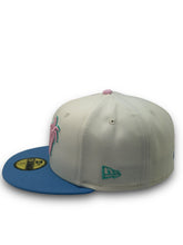 Load image into Gallery viewer, 59Fifty 2024 Serie Del Caribe Mexico &quot;M&quot; 2-Tone Chrome/Sky Blue - Black UV
