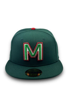 59Fifty 2024 Serie Del Caribe Mexico "M" Dark Green - Grey UV