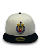 Load image into Gallery viewer, 59Fifty Liga MX Chivas de Guadalajara 2-Tone Chrome/Black - Green UV
