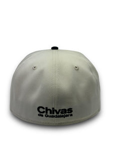 59Fifty Liga MX Chivas de Guadalajara 2-Tone Chrome/Black - Green UV