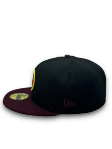 59Fifty Liga MX Club America 2-Tone Black/Maroon - Green UV