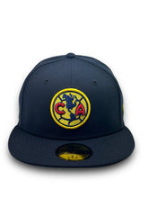 Load image into Gallery viewer, 59Fifty Liga MX Club America Navy OTC - Grey UV
