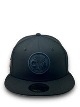 Load image into Gallery viewer, 59Fifty Liga MX Club America Black on Black - Grey UV
