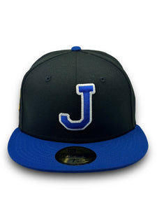 59Fifty Charros de Jalisco "J" Liga Mexicana 2-Tone Black/Royal - Grey UV