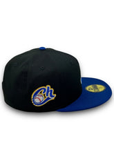 Load image into Gallery viewer, 59Fifty Charros de Jalisco &quot;J&quot; Liga Mexicana 2-Tone Black/Royal - Grey UV
