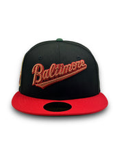 Load image into Gallery viewer, 59Fifty Baltimore Orioles 30th Anniversary 2-Tone - Green UV by @theoffthedomepodcast
