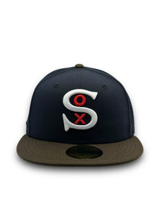 59Fifty Chicago White Sox American League Patch 2-Tone Navy/Brown - Grey UV by @bluebrims