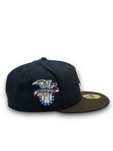 Load image into Gallery viewer, 59Fifty Chicago White Sox American League Patch 2-Tone Navy/Brown - Grey UV by @bluebrims
