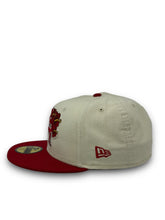 Load image into Gallery viewer, [FLOR DE MAGA] 59Fifty Puerto Rico Chrome/Radiant Red- Grey UV
