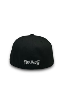 [HOUNDS DOG FACE] 59Fifty New Era Hounds Fitted Hat Sky Blue/Black - Grey UV