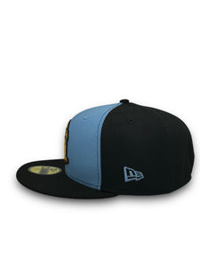 [HOUNDS DOG FACE] 59Fifty New Era Hounds Fitted Hat Sky Blue/Black - Grey UV