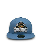 Load image into Gallery viewer, [HOUNDS DOG HOUSE] 59Fifty New Era Hounds Fitted Hat Sky Blue - Grey UV
