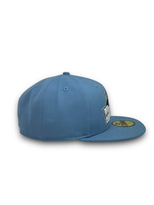 [HOUNDS DOG HOUSE] 59Fifty New Era Hounds Fitted Hat Sky Blue - Grey UV