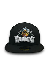 Load image into Gallery viewer, [HOUNDS DOG HOUSE] 59Fifty New Era Hounds Fitted Hat Black - Grey UV
