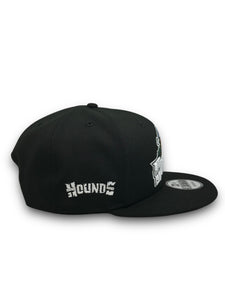 [HOUNDS DOG HOUSE] 9Fifty New Era Adjustable Snapback OTC Black - Grey UV