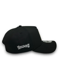 [HOUNDS DOG FACE] 9Forty A-Frame New Era Adjustable Snapback OTC Black - Grey UV