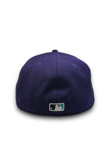 [Retro Authentic Collection] 59Fifty On-Field Arizona Diamondbacks Home 1998-2006 Purple - Grey UV