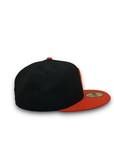 [Retro Authentic Collection] 59Fifty On-Field Baltimore Orioles ALT 2005-2006 Black/Orange  - Grey UV