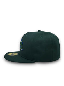 [Retro Authentic Collection] 59Fifty On-Field Tampa Bay Rays ALT2 2004-2006 Dark Green - Grey UV