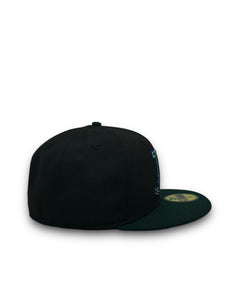 [Retro Authentic Collection] 59Fifty On-Field Tampa Bay Rays ALT1 2001-2005 Black/Green - Grey UV