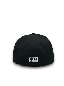 [Retro Authentic Collection] 59Fifty On-Field Tampa Bay Rays ALT2 1999-2000 Black/Purple - Grey UV