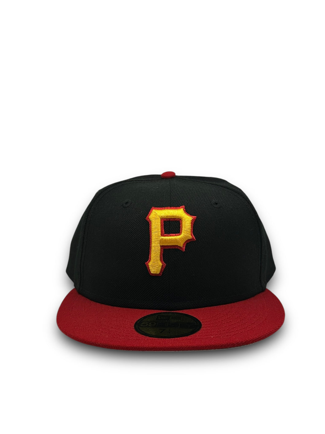 [Retro Authentic Collection] 59Fifty On-Field Pittsburgh Pirates ALT 1999-2000 Black/Scarlet - Grey UV