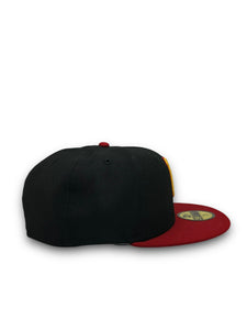 [Retro Authentic Collection] 59Fifty On-Field Pittsburgh Pirates ALT 1999-2000 Black/Scarlet - Grey UV